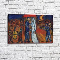 Marc Chagall, „Marie sous-le-baldaquin”