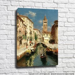 Rubens Santoro Străzile din Veneția și canalul de apă