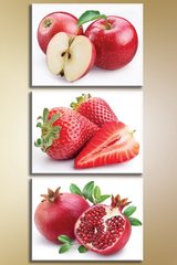 Триптих, фрукты ягоды