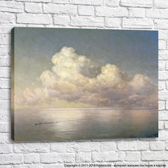 Aivazovski. Nori peste mare. Calm. 1889