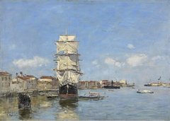 Veneția, navă la debarcader