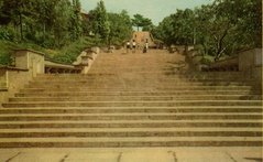Лестница от Комсомольского озера к Гос. Университету, 1960-е