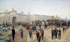 Predarea cetății Nikopol la 4 iulie 1877. 1883.