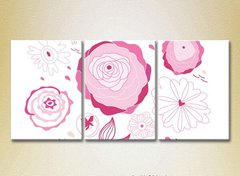 Triptic Trandafiri roz_04