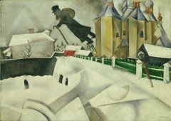 Deasupra Vitebsk, Marc Chagall