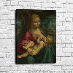 Последователь Леонардо да Винчи «Богоматерь с Младенцем».