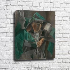 Picasso „Femeie cu evantai”, 1909.