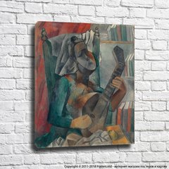 Picasso „Femeie cu mandolină”, 1909.
