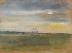 Peisaj, apus de soare, 1869