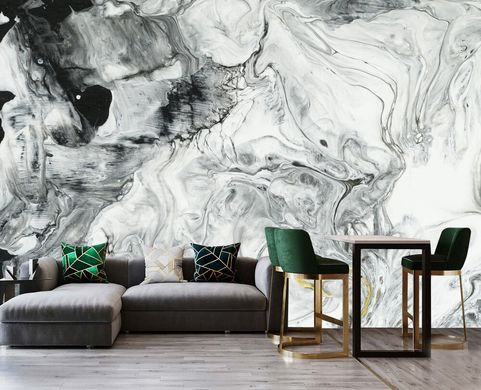 Textura abstractă de marmură alb-negru