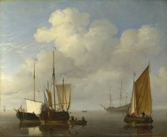 Голландские корабли в штиле