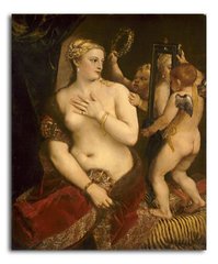 Venus în fața unei oglinzi, 1555