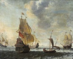 Голландские корабли в осторожном бризе