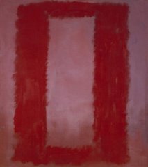 Красный на бордовой фреске, раздел 4, 1959 г.