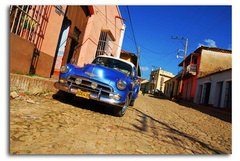 Stradă și mașină, Cuba