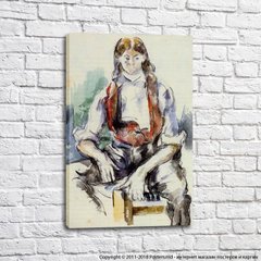 „Băiatul într-o vestă roșie”, Cezanne