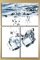 Триптих, лед и вода