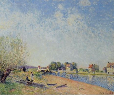 Канал Луэн в Сен-Мамме, 1885 г.
