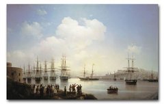 Escadrila rusă pe rada Sevastopol. 1846.