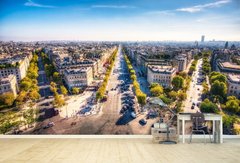 Fototapet Paris, vedere de la Arcul Victoriei