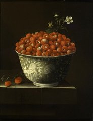 Căpșuni sălbatice într-un castron de Wang Li
