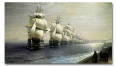 Revizuirea flotei Mării Negre în 1849.