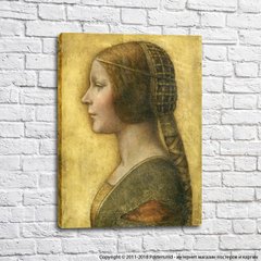 Portretul unei fete de profil, Da Vinci