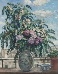 The Bouquet (View from the Artist`s Studio), 1910