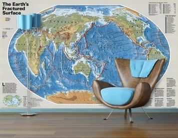 Harta cu ilustrarea placilor tectonice