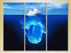 Триптих Айсберг под водой