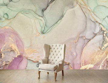 Нежная текстура мрамора в пастельных тонах