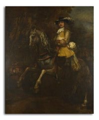 Портрет Фридриха Рихеля на коне