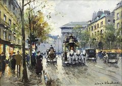 Сцена на парижской улице