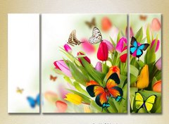 Триптих Тюльпаны и бабочки_02