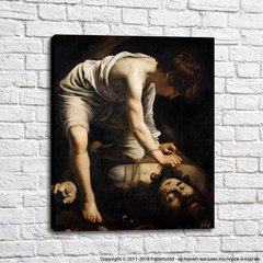 David și Goliat, Caravaggio