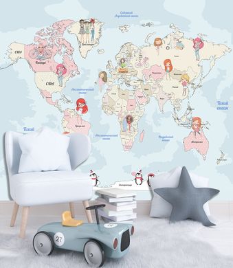 Harta lumii pentru fete cu fashioniste