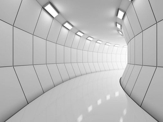 Fototapet tunel 3D futurist