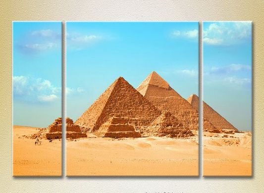 Triptic Marile piramide egiptene de la Giza_01
