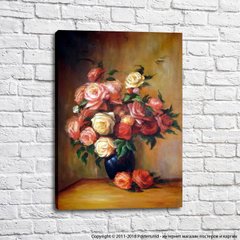 Pierre Auguste Renoir Brassee de roses