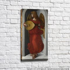 Associate of Leonardo da Vinci An Angel in Red with a Lute