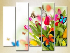 Полиптих Тюльпаны и бабочки_03