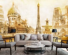 Достопримечательности Парижа современная фреска