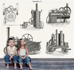 Модели старинных локомобилей