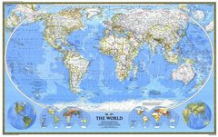 Фотообои Карта мира (1988)