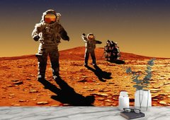 Космонавты на Марсе, космос