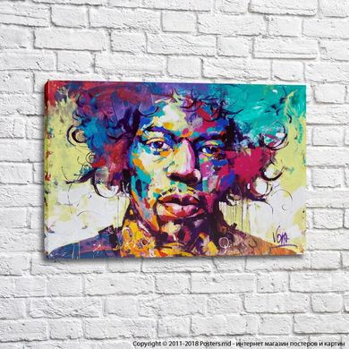 Jimi Hendrix în stil artă modern