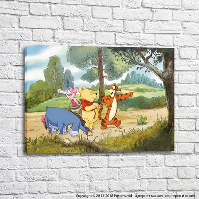 Winnie the Pooh și prietenii lui în pădure