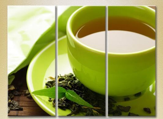 Триптих Зеленый чай