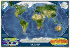 Фотообои Карта мира - Спутник (2001)