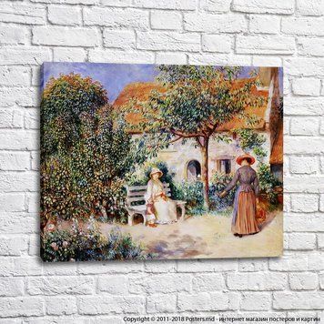 Pierre Auguste Renoir &Icirc;ntr-o grădină din Bretania
